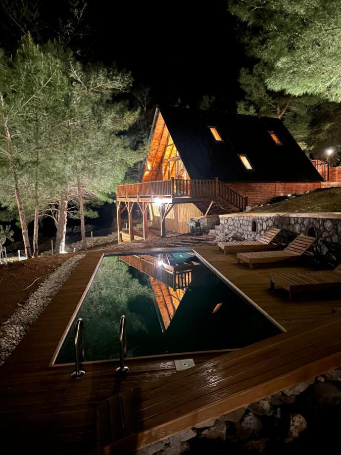 Panurlawoodenhouse Ozel Havuz& Sauna Mavi Exterior photo